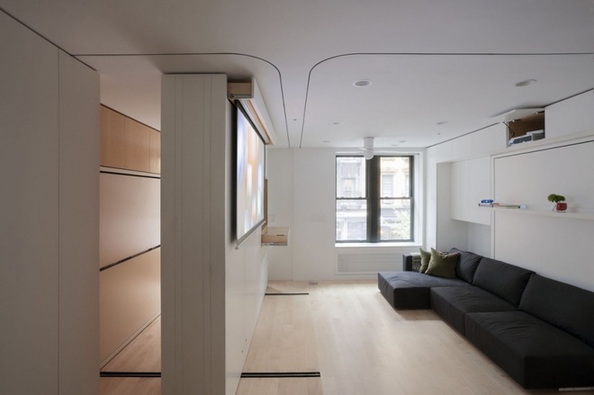 Căn hộ 40 m2 có không gian sống tương đương nhà 90 m2